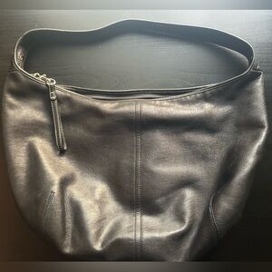 Vintage Coach Ergo Black Leather Large Hobo Shoulder Bag 9223